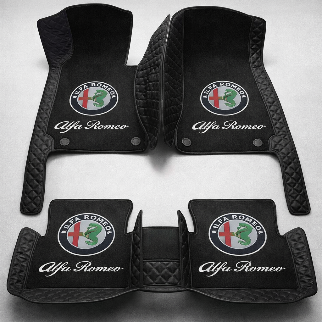 Set de covorașe auto premium, finisaj din piele – curățenie și eleganță în fiecare zi