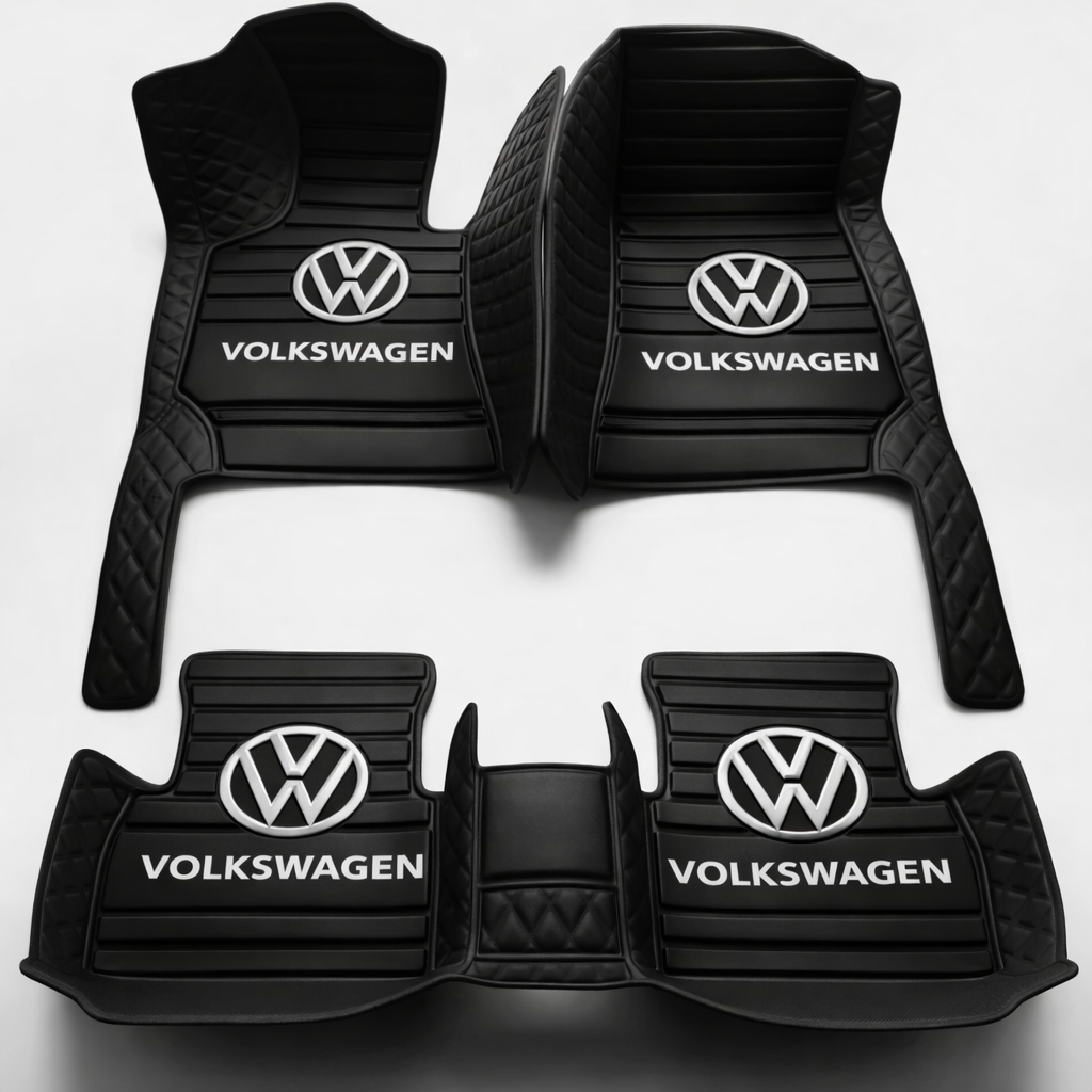 Set de covorașe auto premium, finisaj din piele – curățenie și eleganță în fiecare zi