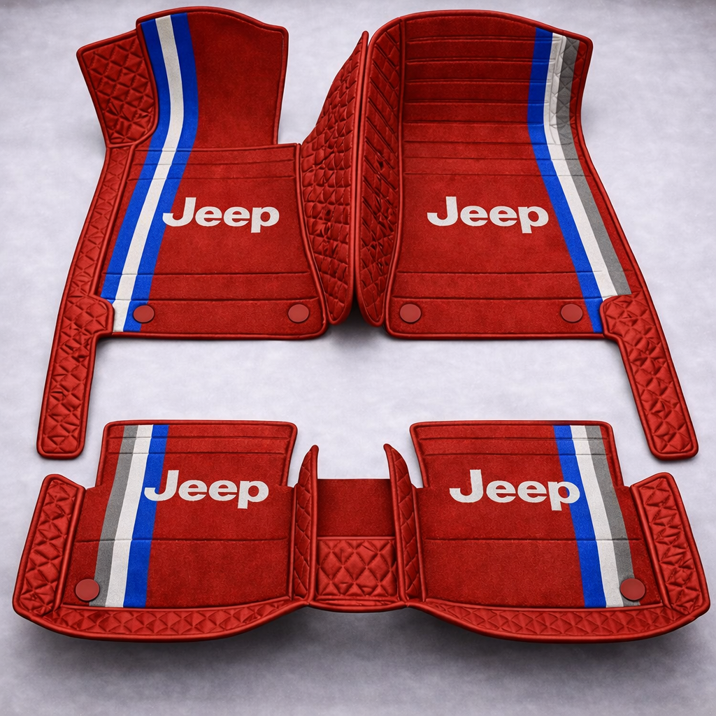 Set de covorașe auto premium, finisaj din piele – curățenie și eleganță în fiecare zi