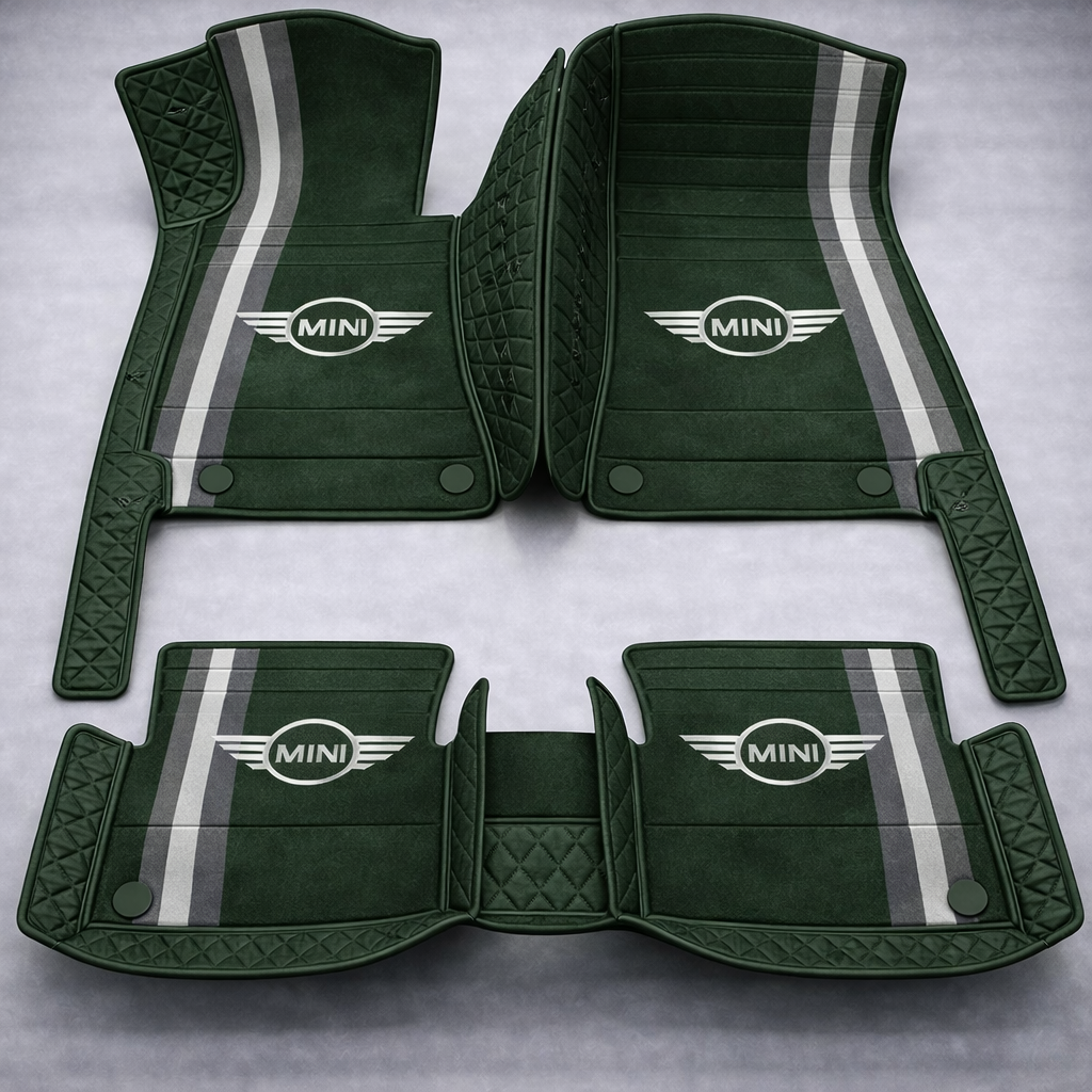 Set de covorașe auto premium, finisaj din piele – curățenie și eleganță în fiecare zi