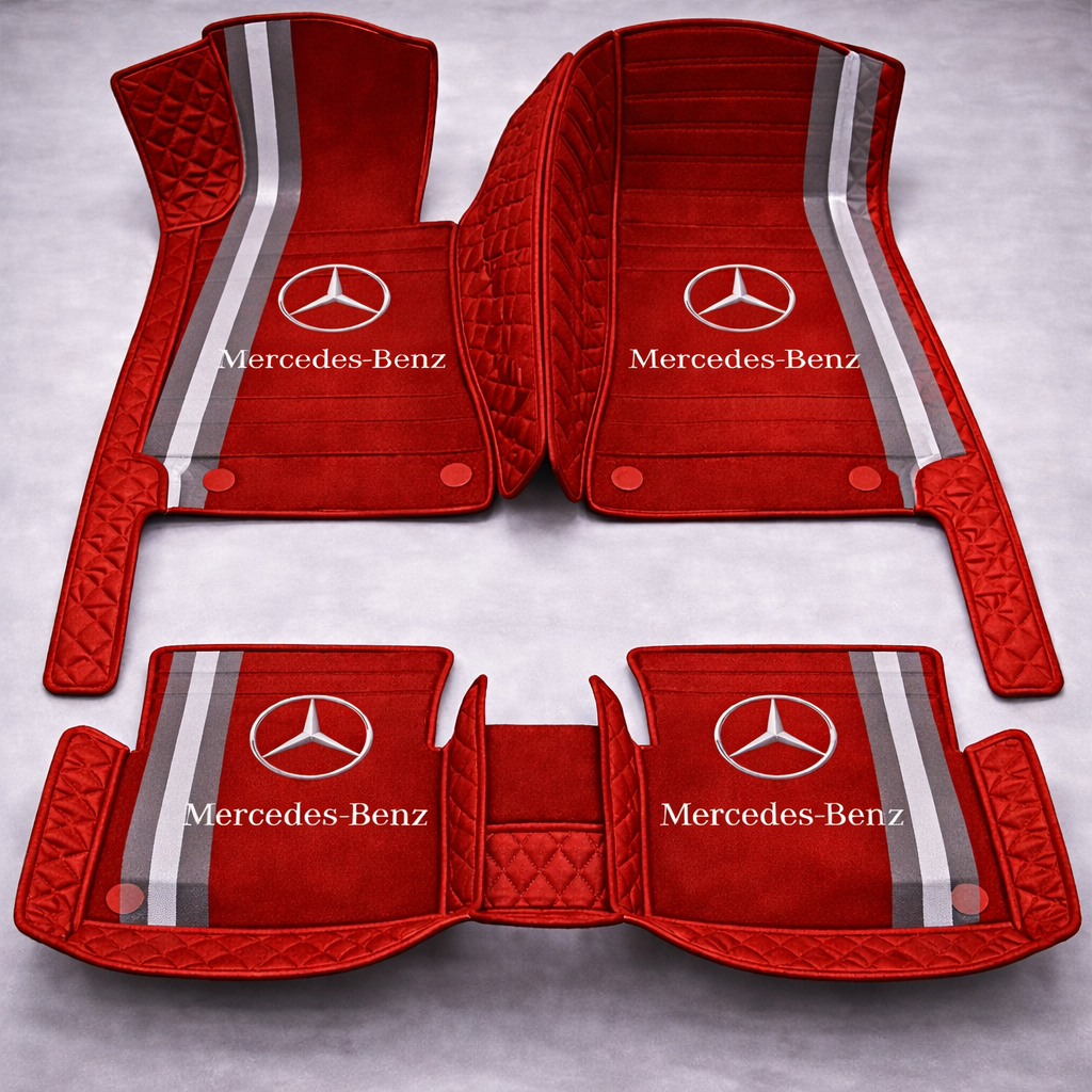 Set de covorașe auto premium, finisaj din piele – curățenie și eleganță în fiecare zi