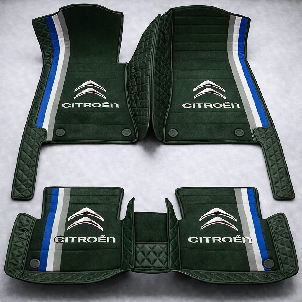 Set de covorașe auto premium, finisaj din piele – curățenie și eleganță în fiecare zi