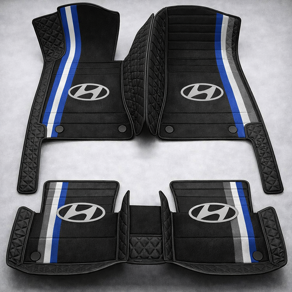 Set de covorașe auto premium, finisaj din piele – curățenie și eleganță în fiecare zi