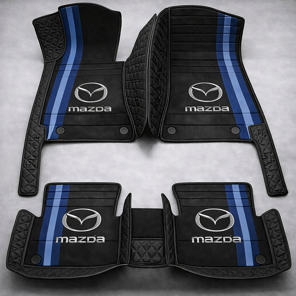 Set de covorașe auto premium, finisaj din piele – curățenie și eleganță în fiecare zi