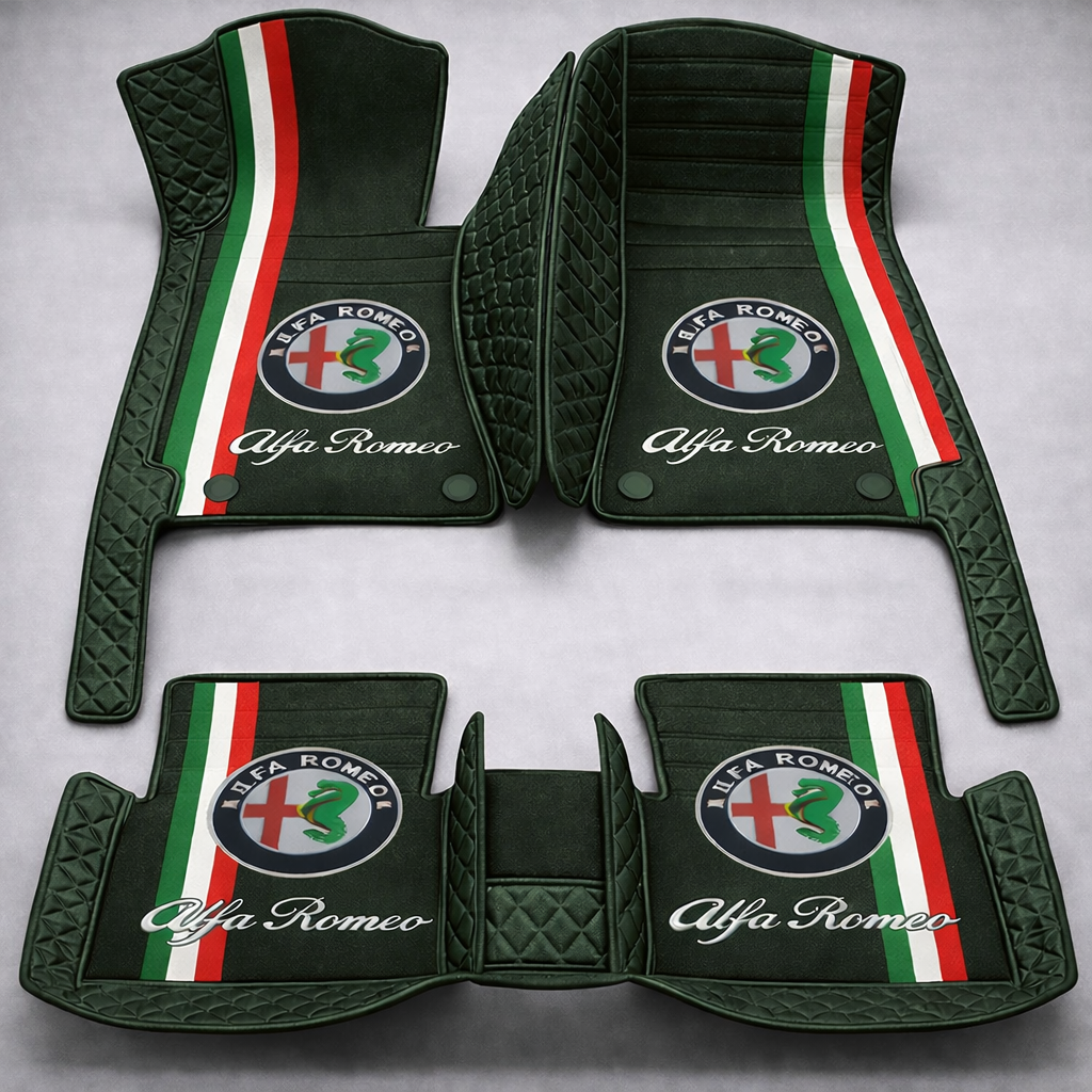 Set de covorașe auto premium, finisaj din piele – curățenie și eleganță în fiecare zi