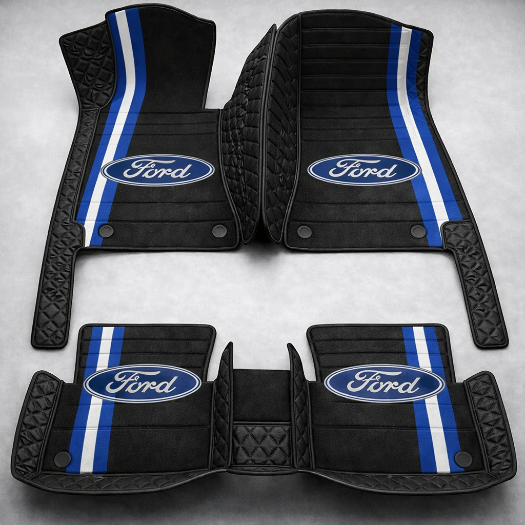 Set de covorașe auto premium, finisaj din piele – curățenie și eleganță în fiecare zi