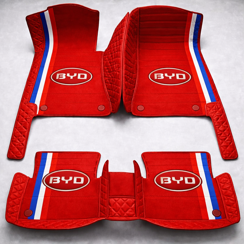 Set de covorașe auto premium, finisaj din piele – curățenie și eleganță în fiecare zi