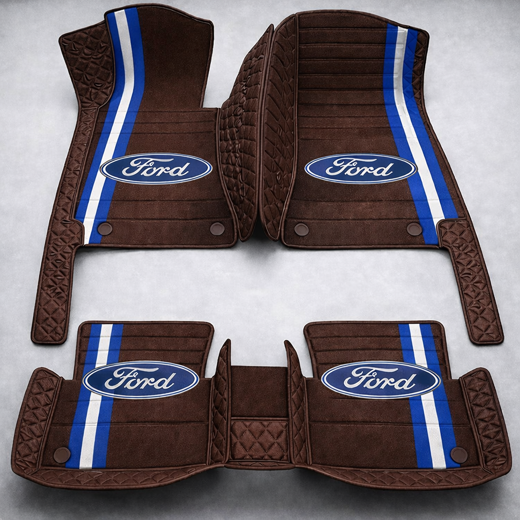 Set de covorașe auto premium, finisaj din piele – curățenie și eleganță în fiecare zi