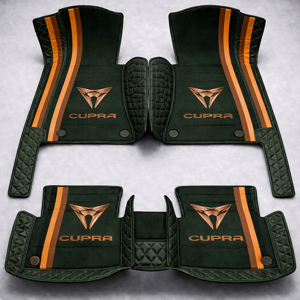 Set de covorașe auto premium, finisaj din piele – curățenie și eleganță în fiecare zi